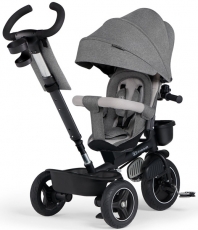 Дитячий триколісний велосипед Kinderkraft Spinstep Platinum Grey